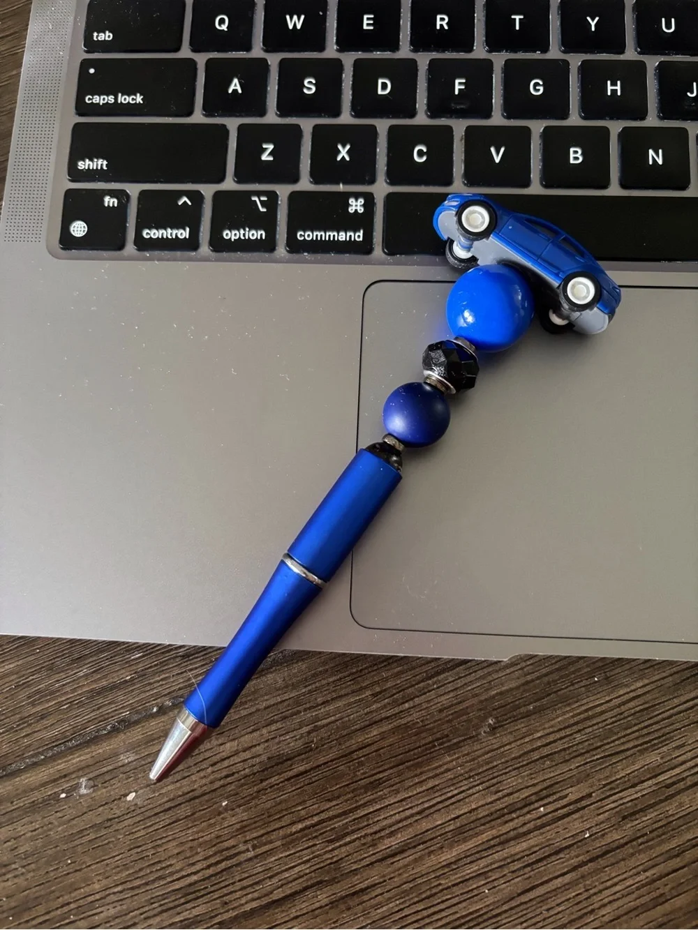 Large Trucks: Sports Car Handmade Beaded Pen
